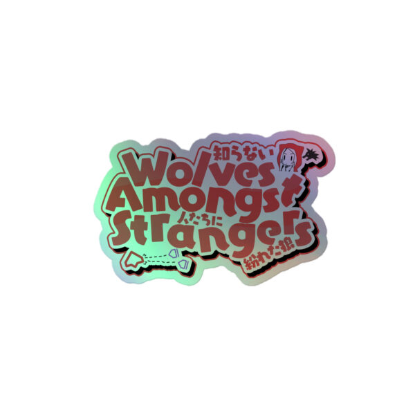 Holographic Anime Style Sticker
